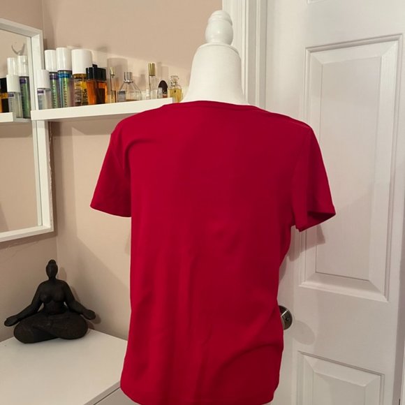 Red Croft and Barrow Tee Size M - Picture 2 of 3